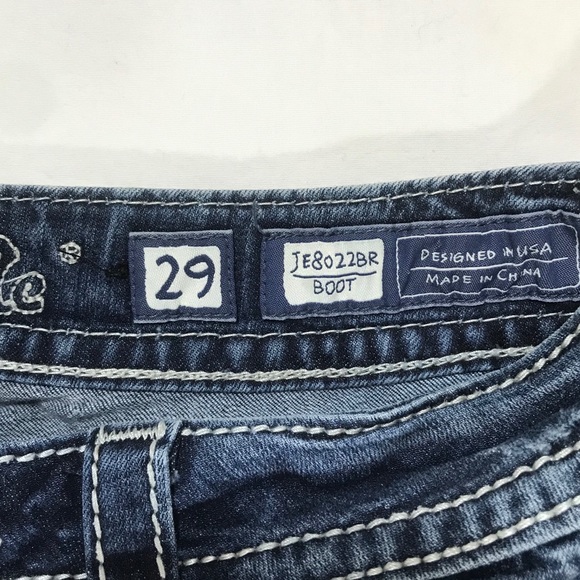 SOLD    Miss Me Bootcut Jeans 29 JE8022BR - Picture 5 of 12